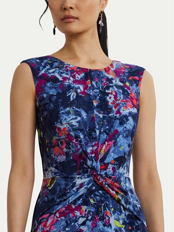 LAUREN RALPH LAUREN LAUREN RALPH LAUREN Koktel haljina 200973610001 Tamnoplava Regular Fit