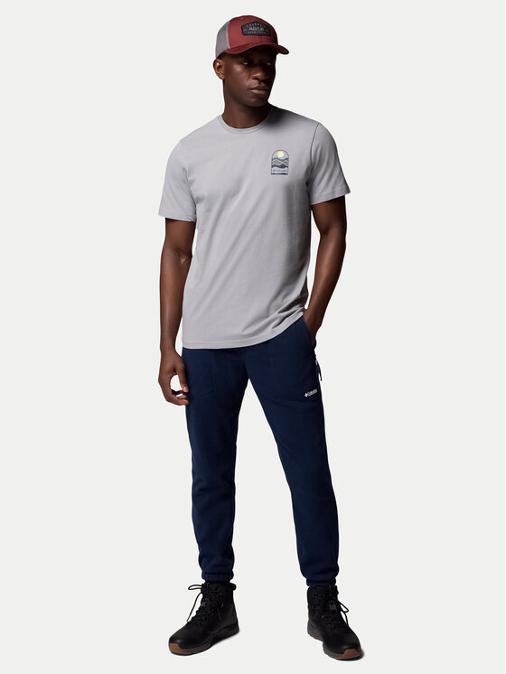 Columbia Columbia T-Shirt Explorers Canyon™ 2036451 Szary Regular Fit