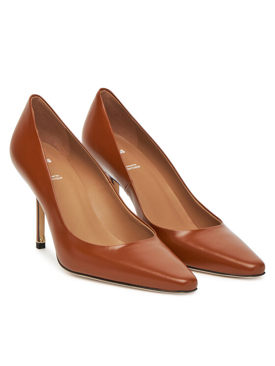 BOSS BOSS Pantofi cu toc subțire Charlize 50548509 Maro