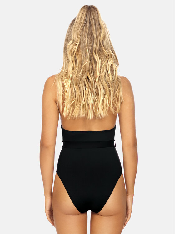 Miss Lou Miss Lou Costume da bagno Gabriella J-ML034 Nero