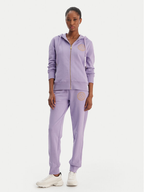 Versace Jeans Couture Versace Jeans Couture Džemperis ar kapuci 80HAIT02 CF01T Violets Regular Fit