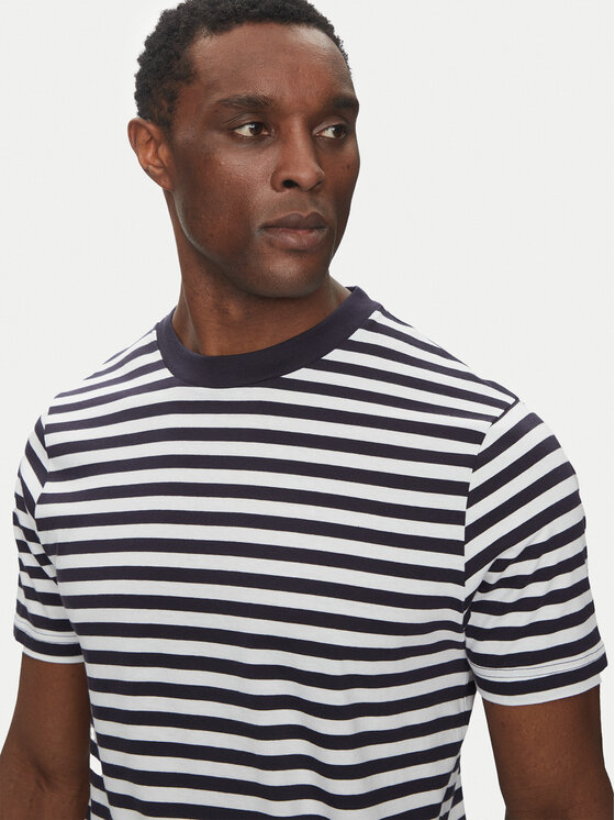 Hechter Paris Hechter Paris T-krekls 75015 151923 Tumši zils Regular Fit