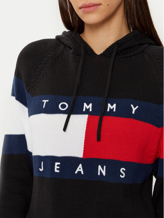 Tommy Jeans Tommy Jeans Φόρεμα υφασμάτινο DW0DW19470 Μαύρο Relaxed Fit