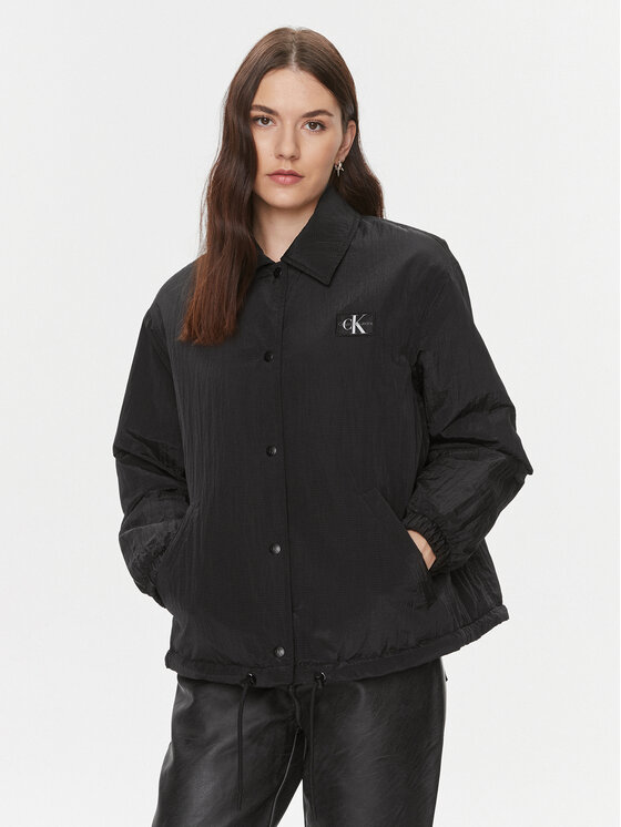 Calvin Klein Jeans Calvin Klein Jeans Преходно яке Skater J20J222589 Черен Relaxed Fit