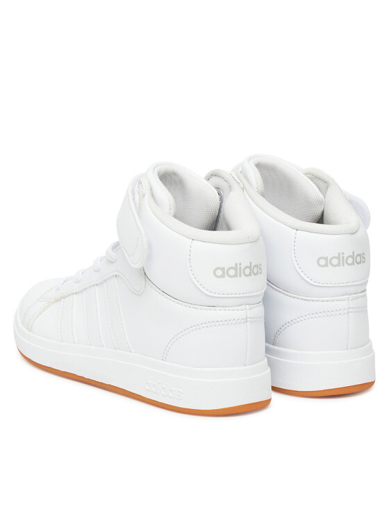 adidas adidas Sneakersy Grand Court Mid K JR0803 Biały