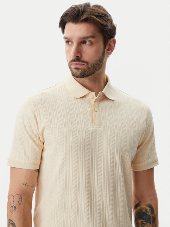 Selected Homme Selected Homme Polo majica 16094575 Bež Regular Fit