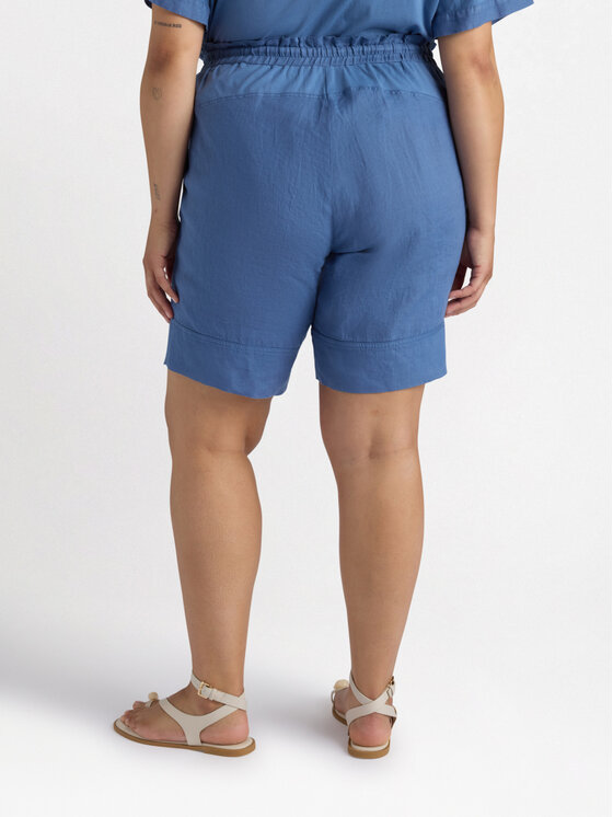 Fiorella Rubino Fiorella Rubino Szorty materiałowe P123T004818N024 Niebieski Regular Fit