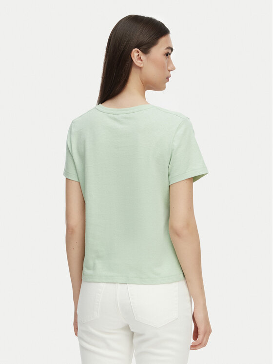 Tommy Hilfiger Tommy Hilfiger T-shirt WW0WW48704 Verde chiaro Regular Fit