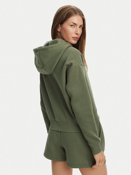 Hunter Hunter Bluză Liza HARW0044242 Kaki Cropped Fit