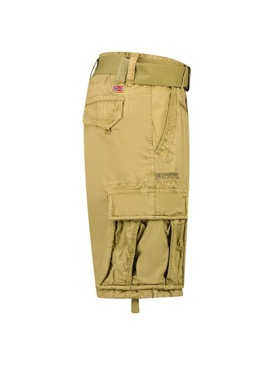 Geographical Norway Geographical Norway Bermudy SX1425H/GNO-Mastic Beżowy Regular Fit