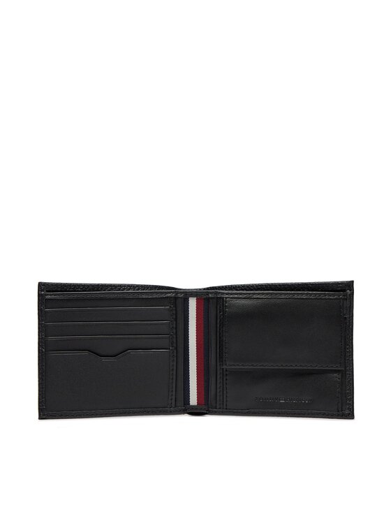 Tommy Hilfiger Tommy Hilfiger Große Herren Geldbörse Th Central Cc And Coin AM0AM11855 Schwarz