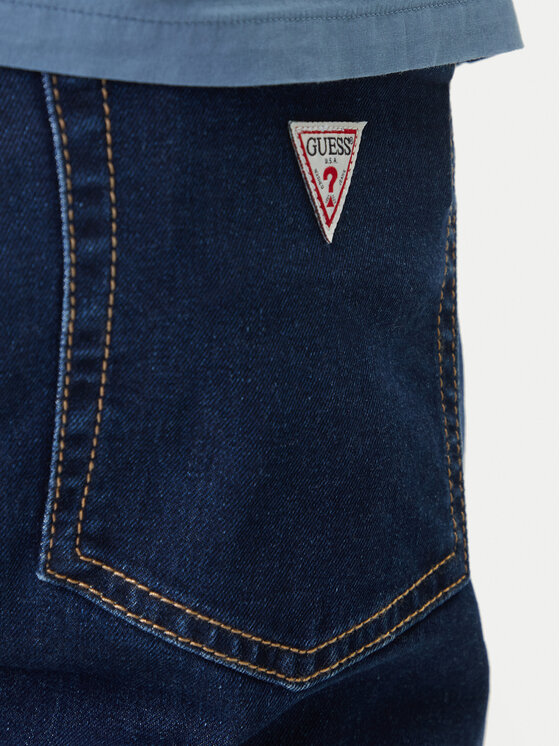 Guess Jeans Guess Jeans Τζιν M6RA0F D6326 Σκούρο μπλε Regular Fit