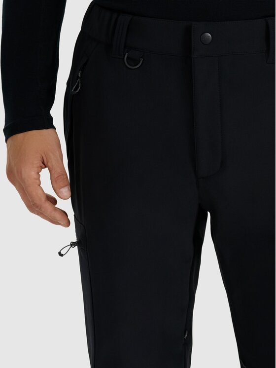 4F 4F Outdoorové nohavice 4FRAW25TFTRM1251-20S Čierna Regular Fit