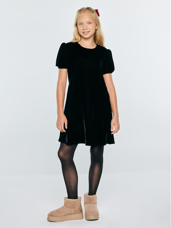 BIG STAR BIG STAR Sukienka codzienna CHRISTY Czarny Tapered Fit