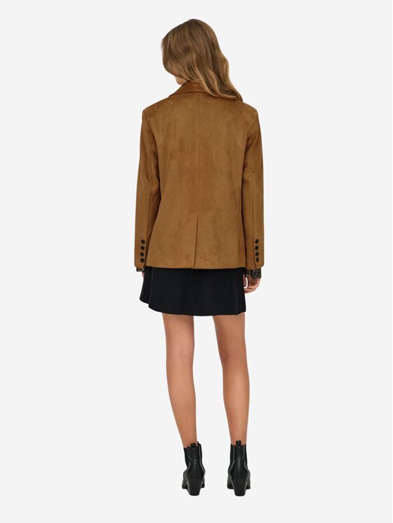ONLY ONLY Giacca da donna ONLINA LIFE LS FAUX SUADE Beige Loose Fit