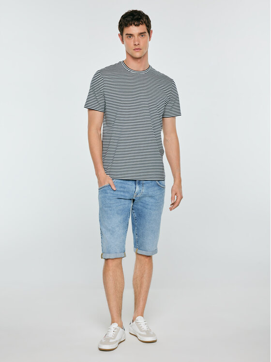 BIG STAR BIG STAR Kurtka jeansowa CONNER Niebieski Basic Fit