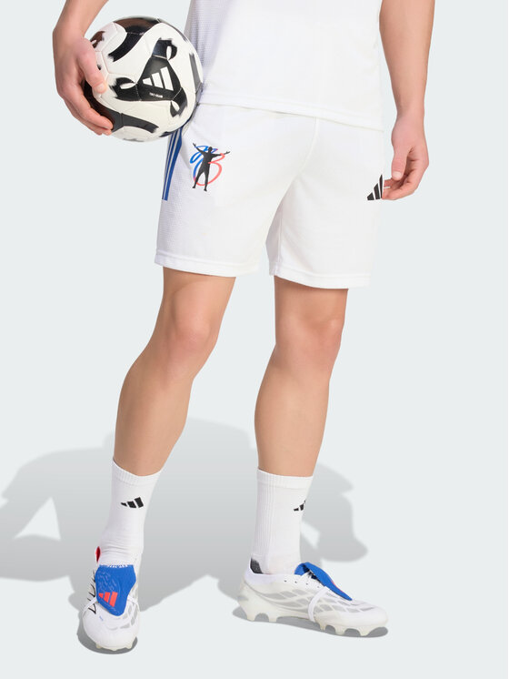 adidas adidas Szorty sportowe 162930 Biały Regular Fit