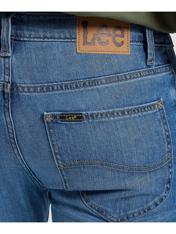 Lee Lee Jeansy 112376414 Niebieski Slim Fit