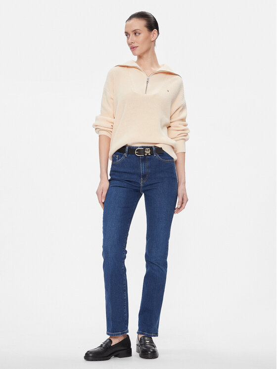 Tommy Hilfiger Tommy Hilfiger Traperice WW0WW40649 Tamnoplava Bootcut Fit