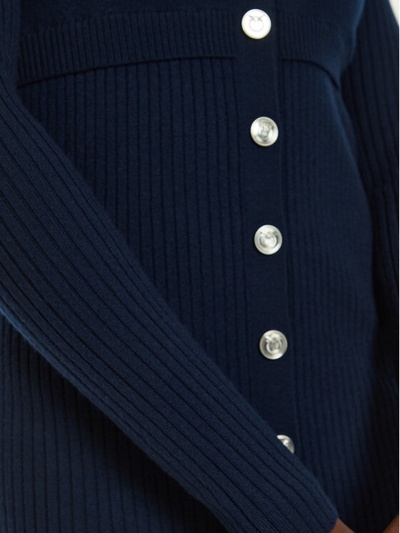 PINKO Pinko Плетена рокля Riserva 104017 A15S Тъмносин Regular Fit
