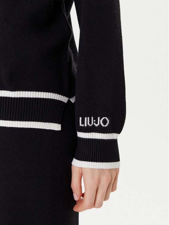 Liu Jo Liu Jo Πουλόβερ TF5230 MS59L Μαύρο Regular Fit