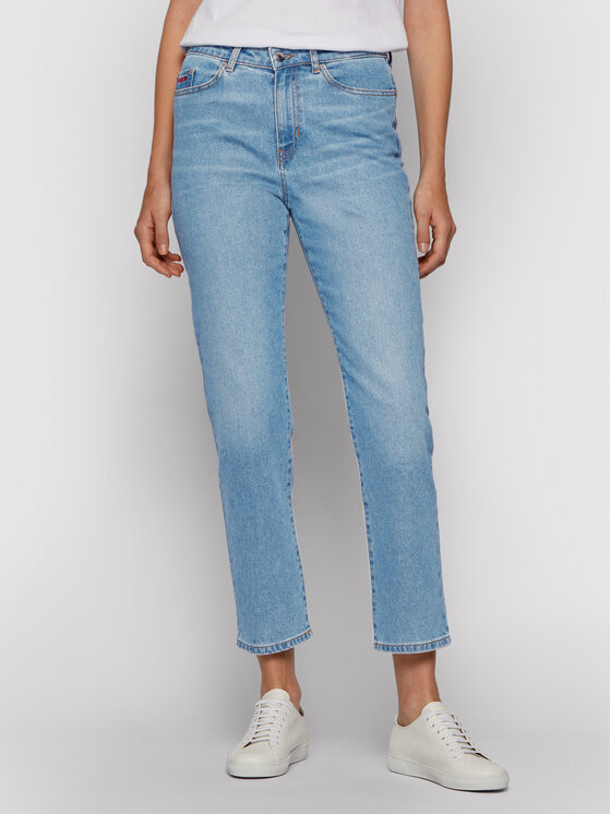 Boss Blugi Straight Crop Vd 50452525 Albastru Regular Fit
