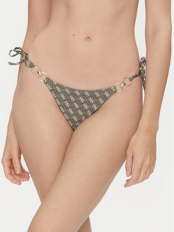 Guess Guess Dół od bikini E5GO27 KCRL2 Zielony