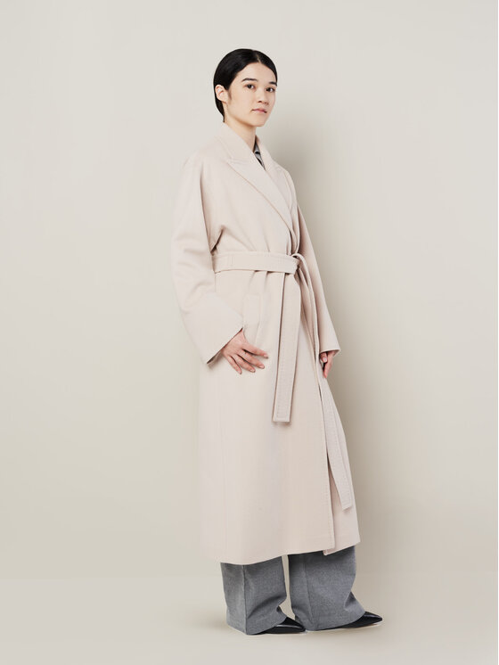 BEIGE BEIGE Płaszcz zimowy BASE MODERN Beżowy Regular Fit