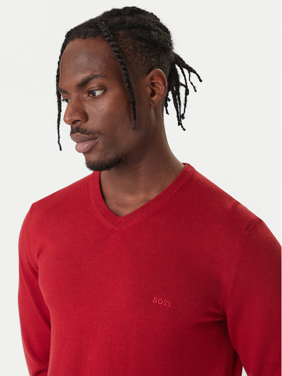 BOSS BOSS Светр Baram 50476363 Червоний Regular Fit