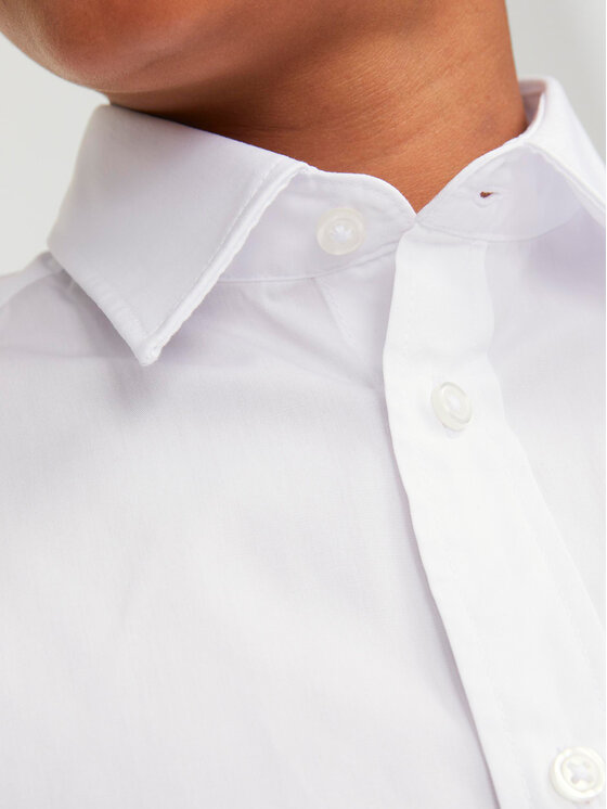 Jack&Jones Junior Jack&Jones Junior Πουκάμισο Joe 12252680 Λευκό Regular Fit