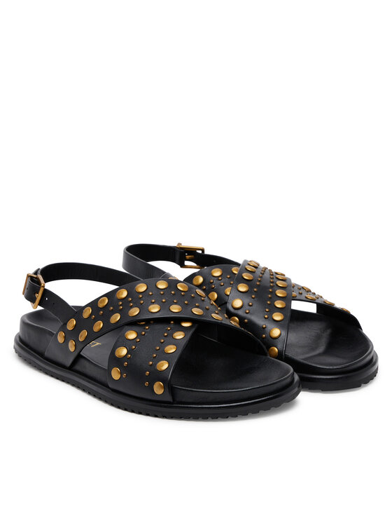 TWINSET TWINSET Sandaalid 251TGT070 Must