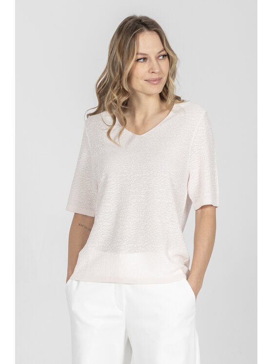 Deni Cler Milano Deni Cler Milano Sweter T-DC-S205-F2-20-31-1 Różowy Regular Fit