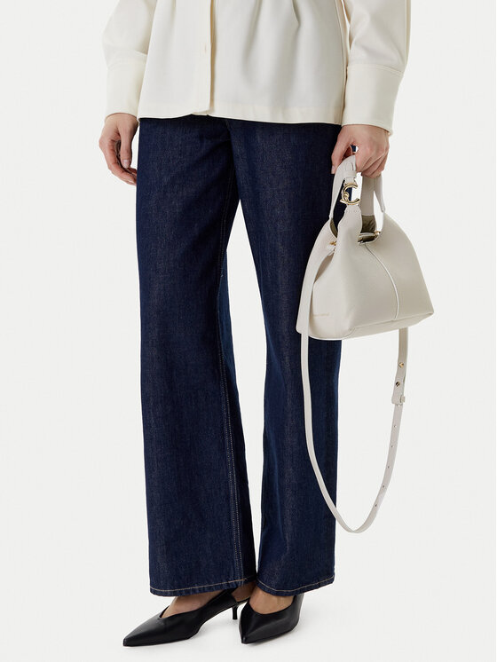 Coccinelle Coccinelle Ročna torba SHA Coccinelle C-Easy E1 SHA 58 01 01 Écru