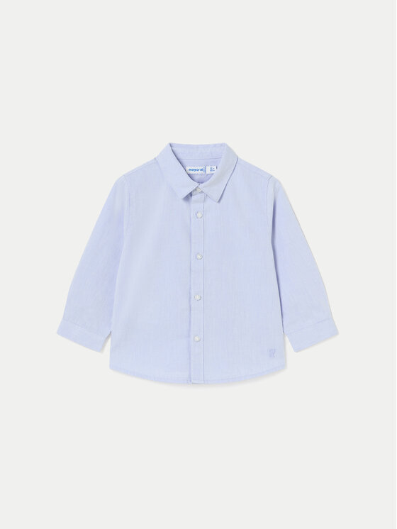 Mayoral Mayoral Camicia 124 Celeste Regular Fit