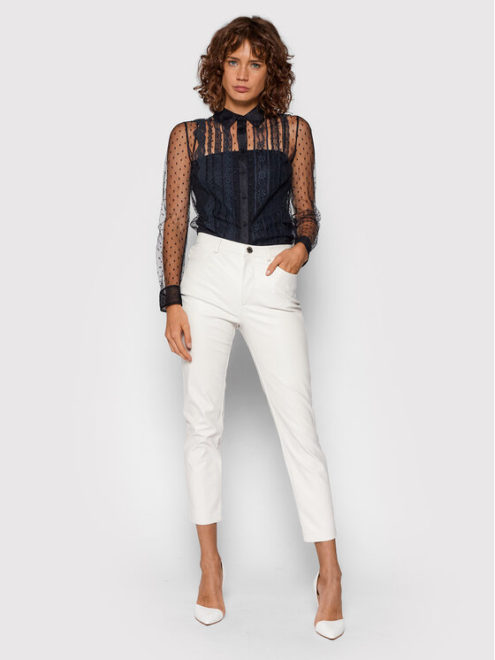 Red Valentino Red Valentino Marškiniai WR0AB03Z Juoda Regular Fit