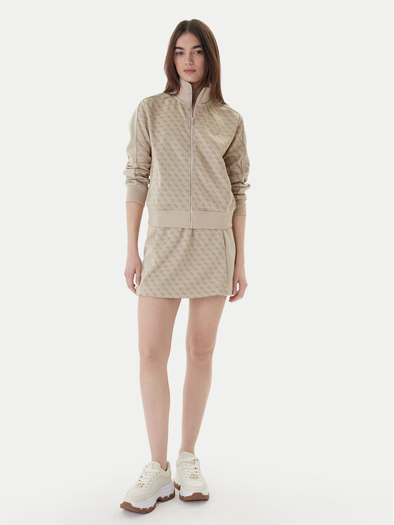 Guess Guess gonna in felpa V6RD04 K2042 Beige Classic Fit