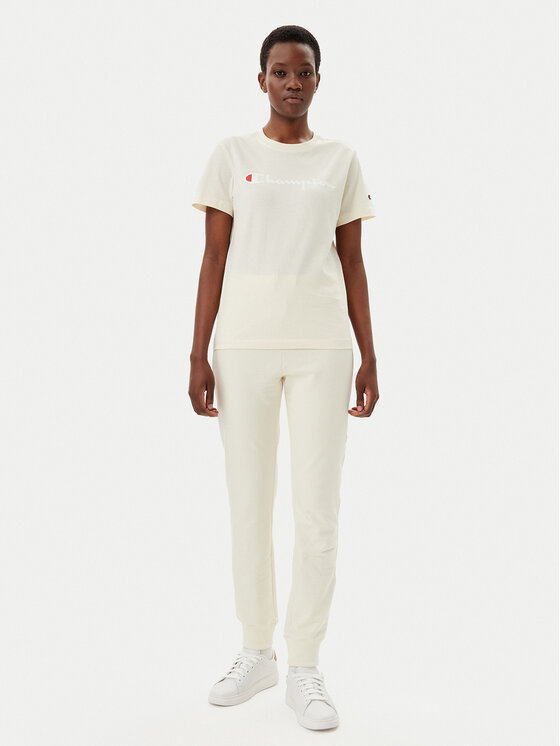 Champion Champion Donji dio trenerke 118101 Écru Slim Fit
