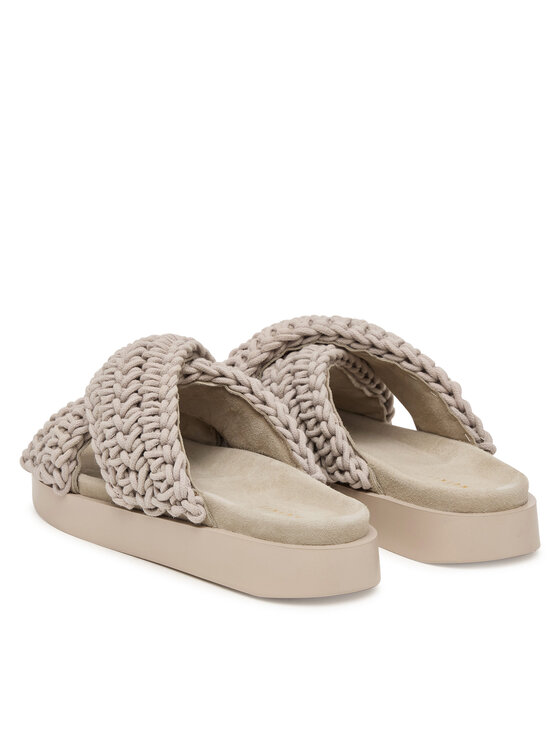 Inuikii Inuikii Šľapky Woven 1004.003.0062 Svetlosivá