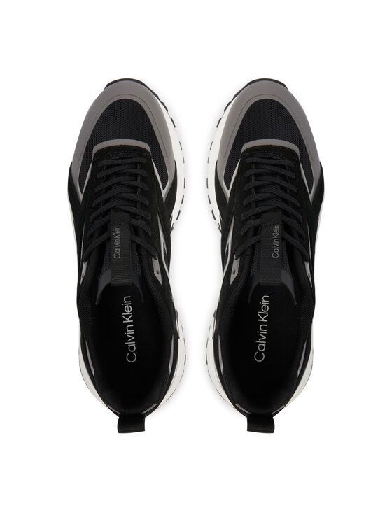 Calvin Klein Calvin Klein Sneakers Hike Runner Ck Stripe Mix Ny-Su HM0HM02220 Schwarz