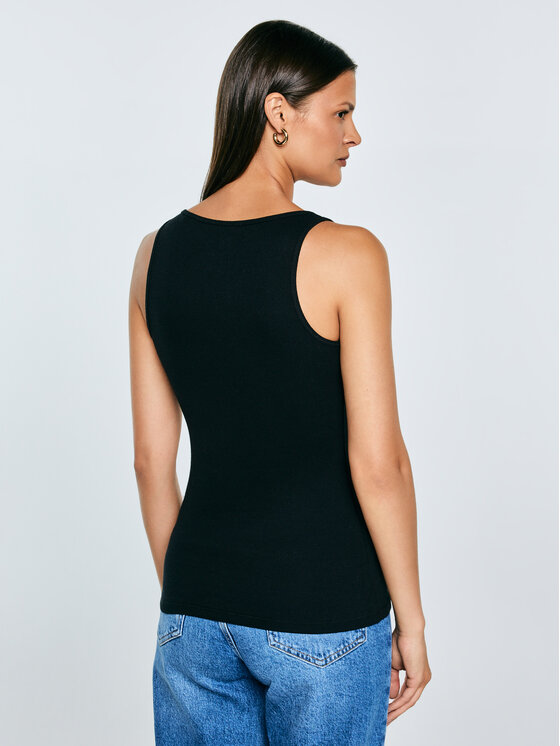 BIG STAR BIG STAR Top ALENA Czarny Slim Fit