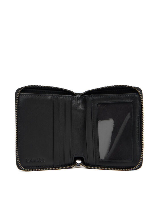 Calvin Klein Calvin Klein Μικρό Πορτοφόλι Ανδρικό Ck Zip Billfold LV04D1077G Μαύρο