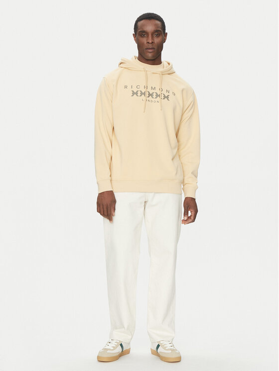 Richmond X Richmond X Majica dugih rukava UMP25006FE Bež Regular Fit