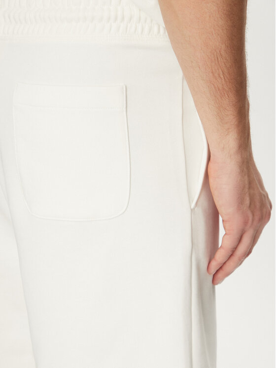 HUGO HUGO Pantaloni scurți sport Damtus 50534953 Écru Relaxed Fit