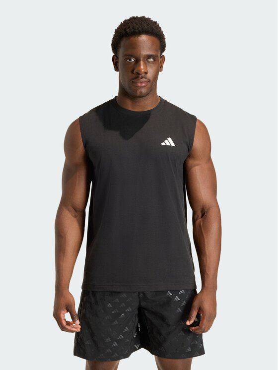 adidas adidas Koszulka techniczna 163621 Czarny Regular Fit