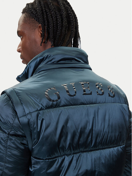 Guess Guess Zimné bundy M5BL2L WGZF2 Modrá Regular Fit