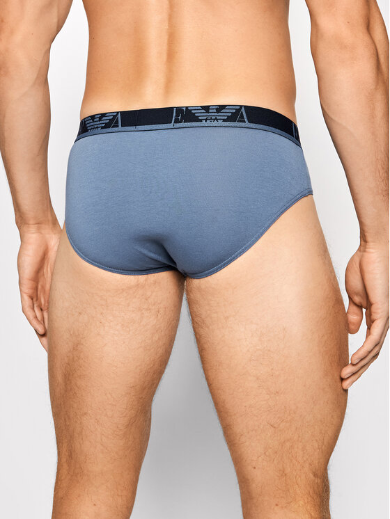 Emporio Armani Underwear Emporio Armani Underwear Sada 3 kusů slipů 111734 1A715 79835 Tmavomodrá