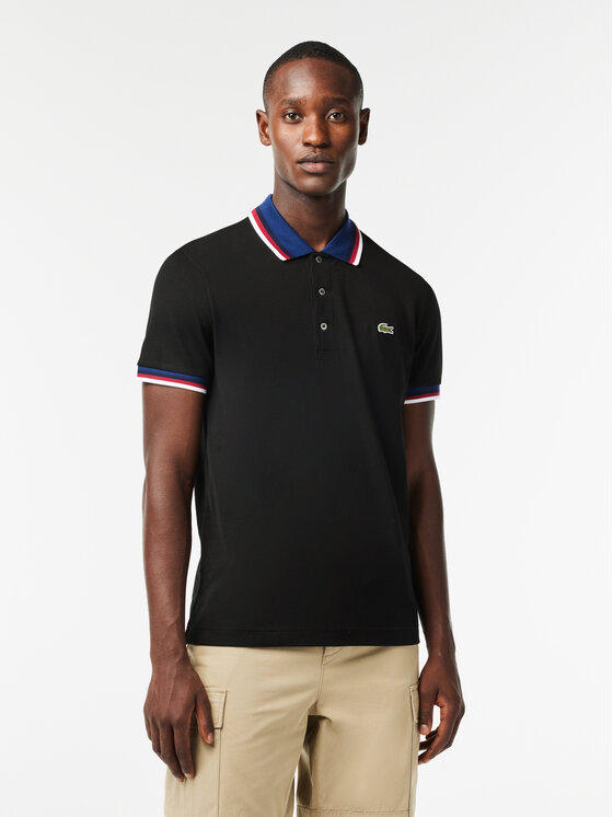 Lacoste Polo Majica PH3461 Črna Regular Fit