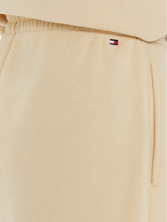 Tommy Hilfiger Tommy Hilfiger Spodnie dresowe Varsity WW0WW42884 Beżowy Regular Fit