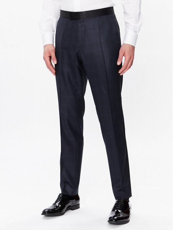 BOSS Boss Uzvalks 50484728 Zils Slim Fit
