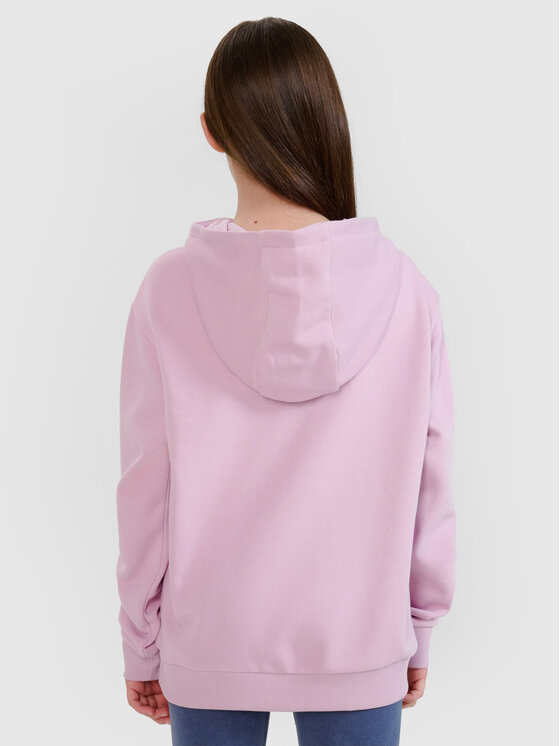 4F 4F Bluza BASIC+ Różowy Regular Fit